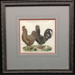 two chickens print