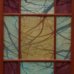 Untitled | mahogany, oil, metal leaf