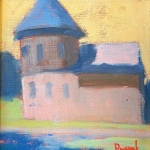 Russack_Ken_Abstract-Study-of-South-Tower-Shelburne-Farms