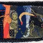 The Great Adventure, 6"x11", 2022, cotton fabric and embroidery floss